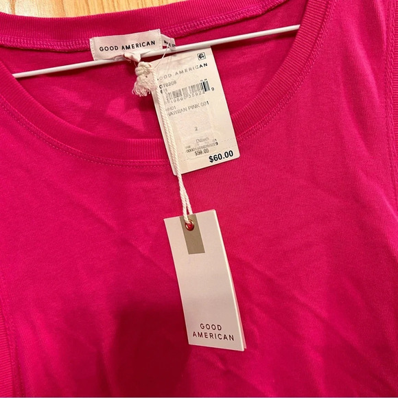 Good American Scrunch Tank Top Size 2 - Picture 4 of 7